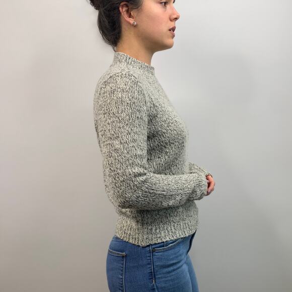 Vero Moda Gray Jive High Neck Knit Sweater - Picture 2 of 8